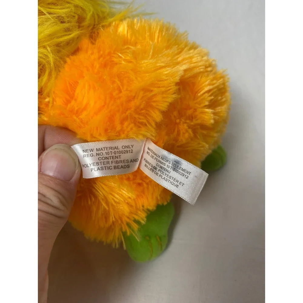 TY Beanie Boos Tang Plush Toy Orange Yellow‎ Green Monster Stuffed Animal